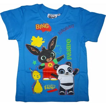 Chlapecké tričko v modé barvě s králíčkem Bingem a Flopem 92