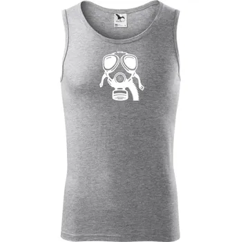 Plynová maska - Tílko pánské Core - L ( Tmavě šedý melír )