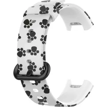 eses Silikonový řemínek pro Xiaomi Redmi Watch 2 Lite - S bílo černým potiskem