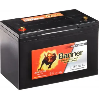 Trakční baterie Trakční baterie Banner AGM 12-108 12V 108Ah C20 / 96Ah C5 Deep cycle (AGM trakční baterie)