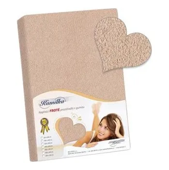 Prostěradlo Prostěradlo froté - béžová - 90x200 cm