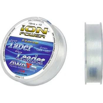 AWA-SHIMA Ion Power Fluorine Taper Leaders 10x15m 0,31mm to 0,57mm