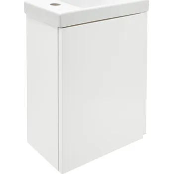 Koupelnový nábytek Koupelnová skříňka s umyvadlem Cersanit Dormo 40x21,5x64 cm bílá lesk SIKONCMO014BL