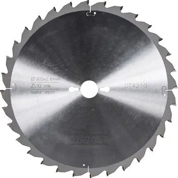 Dílna DT4210 DeWALT Pilový kotouč EXTREME, 305x30mm, 32 zubů, ATB -5°, rychlý podélný řez