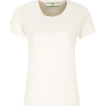 Guess dámské tričko O1GA05 smetanové - Smetanová / M