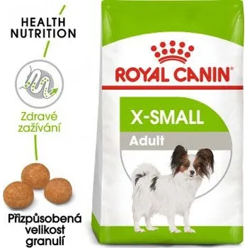 Krmivo pro psa Royal Canin X-Small Adult granule pro dospělé trpasličí psy 1,5kg