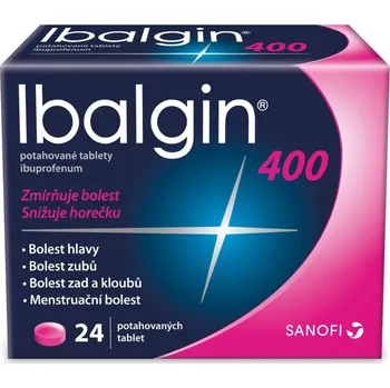Lék na bolest, zánět a horečku Sanofi Ibalgin 400 mg
