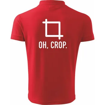 Pánská košile Oh, crop - Polokošile pánská Pique Polo 203 - 3XL ( Červená )