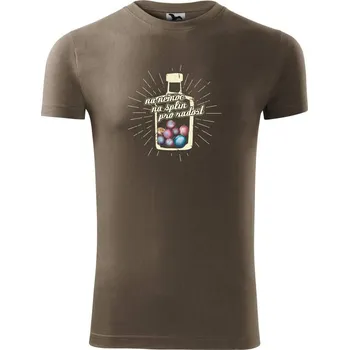 Pánské tričko Na co pít slivovici - Viper FIT - Pánské zůžené tričko - 2XL ( Army )