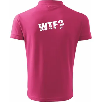 Pánská košile WTF? - Polokošile pánská Pique Polo 203 - 3XL ( Purpurová )
