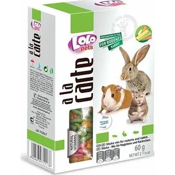 Krmivo pro hlodavce LOLO Diners FINGERS mix pro hlodavce 60g