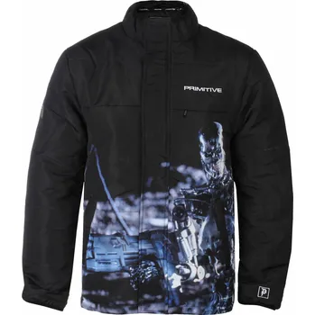 Pánský bomber bunda pánská PRIMITIVE x Terminator - Judgement Puffer - black - S
