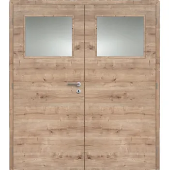 Interiérové dveře Dveře interiérové 1/3 sklo 160 cm CPL laminát Deluxe DTD DOORNITE