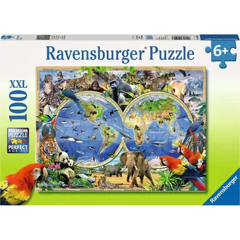 Puzzle Ravensburger Svět divokých zvířat XXL 100 dílků