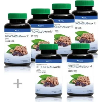 Herbal World STRONGMANworld Zázvor černý, 4 + 2