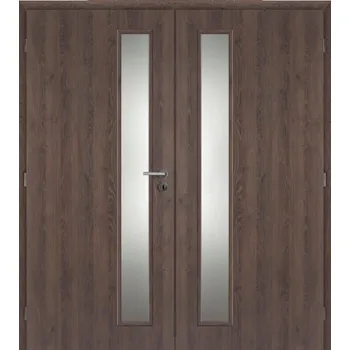 Interiérové dveře Dveře interiérové Vertika sklo 145 cm CPL laminát Deluxe DTD DOORNITE