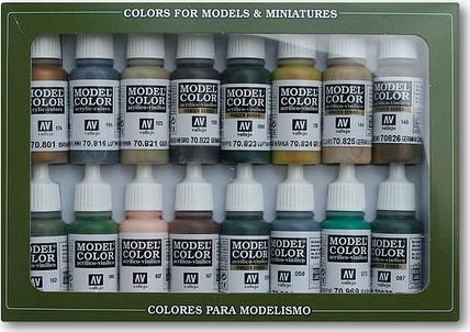 Vallejo Model Color Set German Camouflage 16 ks