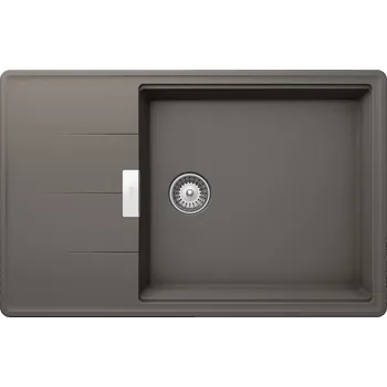 Granitový dřez Kuchyňský dřez Schock Tia D-100LS Silverstone, spodní montáž TIAD100LSUSIL