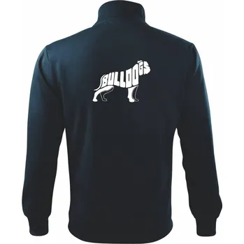 Pánská mikina Buldog - Mikina bez kapuce Adventure - L ( Námořní modrá (velmi tmavá - téměř černá) )