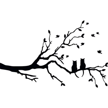 ARTEMISS Kočky na stromě - plastová šablona 354 Rozměr: C 14,5x14,5cm