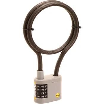 Zámek na kolo YALE lankový cyklozámek YCCL2/10/80/1