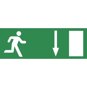 Nouzové osvětlení PANLUX Piktogram PIKT-D-A šipka dolů velký 297x105mm PIKT-D-A