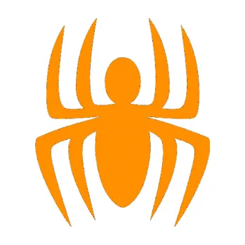 Samolepící dekorace Pavouk 005 (06 - oranžová) SAMOLEPKA NA AUTO, NÁLEPKA, FÓLIE, POLEP, TUNING, VLASTNÍ TEXT, TISK, AUTOSAMOLEPKY.cz, POLEPY, OBRÁZEK, LOGO, 3D STICKERS