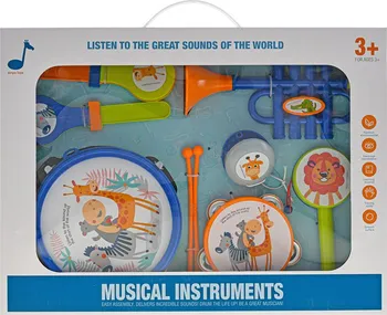 Hudební nástroj pro děti Mikro Trading Sada hudebních nástrojů s paličkami 7 ks