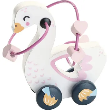 Dřevěná hračka Vilac Dřevěný minilabyrint 1ks labuť