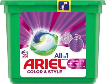 Tableta na praní Ariel All in 1 Pods Color & Style + Complete Fiber Protection kapsle na praní