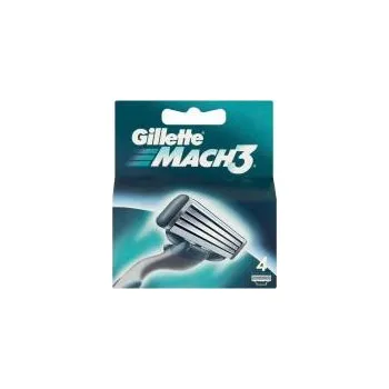 Příslušenství k holicímu strojku GILLETTE Mach 3 - náhrady 4ks