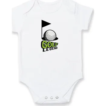 Kojenecký body Golf legend - Body kojenecké s krátkým rukávem - Krátký r. 12-18 měs ( Bílá )