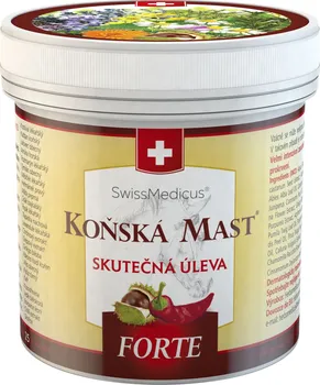 Masážní přípravek SwissMedicus Koňská mast Forte hřejivá