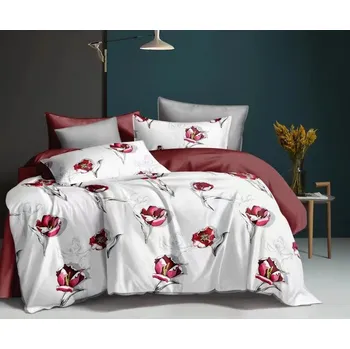 Povlečení Numberoplus Bavlněné povlečení oboustranná bíla - Martina