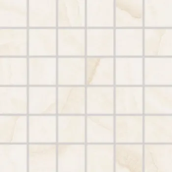 Obklad Onyx, WDM06834, mozaika, 5 x 5 cm, světle béžová