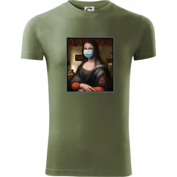 Pánské tričko Corona Lisa - Viper FIT - Pánské zůžené tričko - 2XL ( Light khaki )