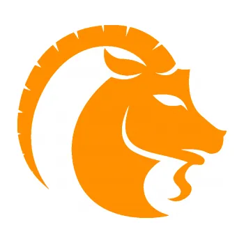 Samolepící dekorace Kozoroh 002 pravá (06 - oranžová) SAMOLEPKA NA AUTO, NÁLEPKA, FÓLIE, POLEP, TUNING, VLASTNÍ TEXT, TISK, AUTOSAMOLEPKY.cz, POLEPY, OBRÁZEK, LOGO, 3D STICKERS