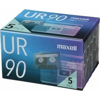 Maxell UR-90N 5P magnetové kazety 5 ks