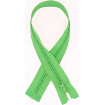 Zip YKK Zip spirálový dělitelný 45cm sv. zelená