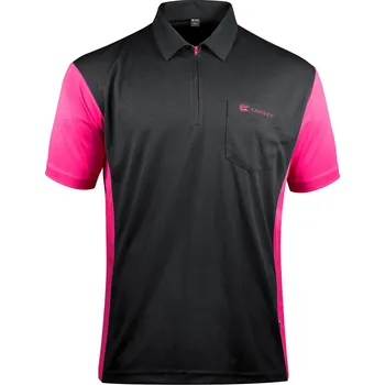 Pánské tričko Target-Darts Tričko COOLPLAY 3 BLACK & DARK PINK Velikost: XXXXXL