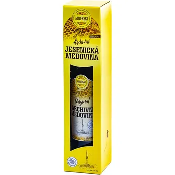 Likér Milerski Archivní medovina – original varianta: Original 0,5l v krabičce