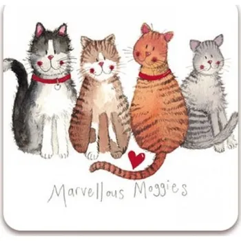 Podtácek Podtácek se čtyřmi kočkami - design Alex Clark