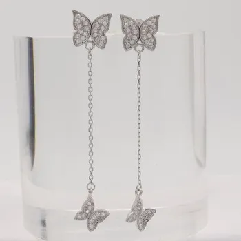 Náušnice Stříbrné náušnice na puzetu