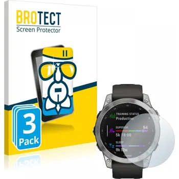 Příslušenství k chytrým hodinkám BROTECT Ochranné tenké sklo pro Garmin Fenix7 3ks