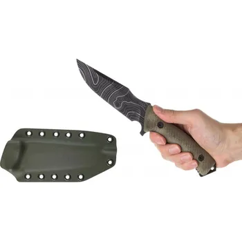 lovecký nůž Acta non verba knives ACTA NON VERBA M311 SPELTER, TOPO, OLIVE, OLIVE