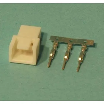 PC ventilátor PRIMECOOLER PC-C1 (3P Male/White) - 3 pinový konektor 10 kusů