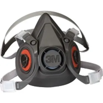 Plynová maska 3M 6300 - Ochranná pracovní polomaska (vel.L) pro ochranu dýchacích cest