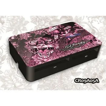 Čtečka paměťových karet ED HARDY Tattoo Card Reader Allover 2 - Pink