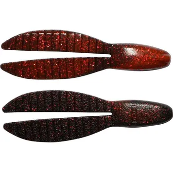 Umělá nástraha Keitech Gumová nástraha Flex Chunk Large 4'' Black Cherry 11,3cm/5ks