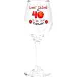 DIVJA Sklenice na víno Život začíná ve…